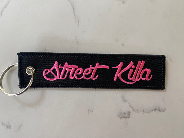 Street Killa Key Tag - Pink